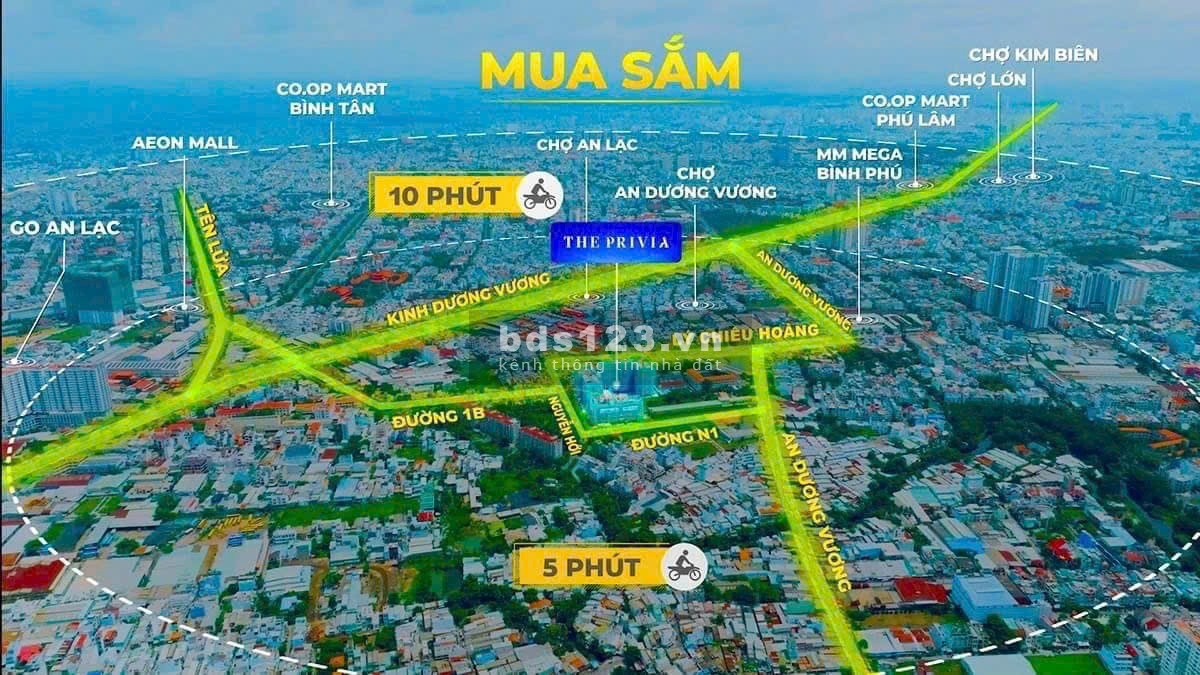 Mở Bán Đợt 1 Căn Hộ The Privia, thanh toán 20% Nhận Nhà Ck 10% Tặng 1 - 3 Chỉ Vàng