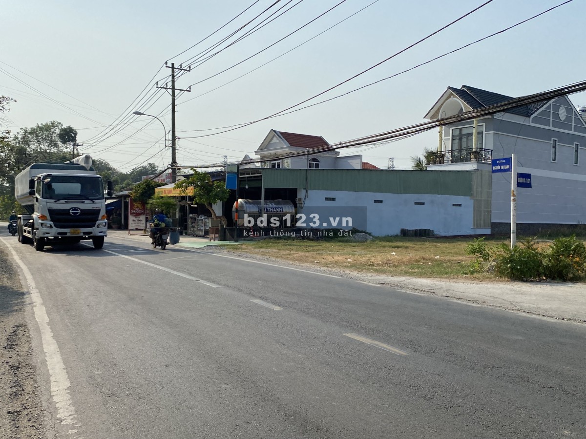 Cần bán đất TPHCM gấp, lô góc đường Nguyễn Thị Rành với đường 521 xã Nhuận Đức, Củ Chi