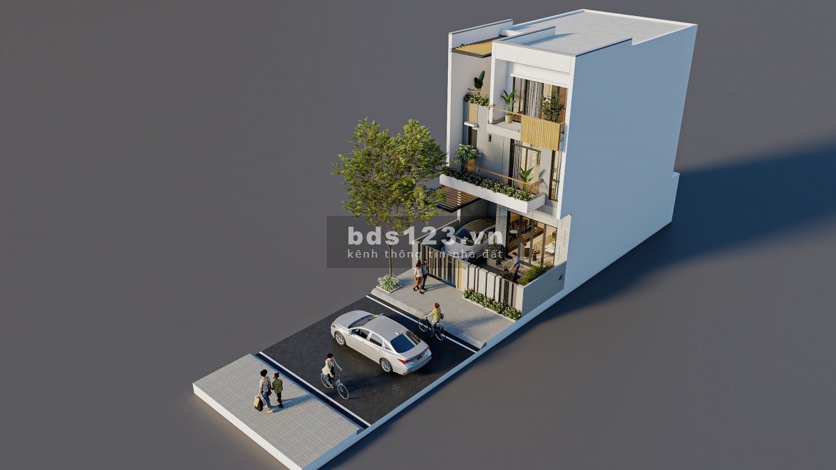 Bán nhà 3 tầng trung tâm, không ngập lụt, sát siêu thị, bệnh viện quốc tế, đh FPT, có thể vay 70%.