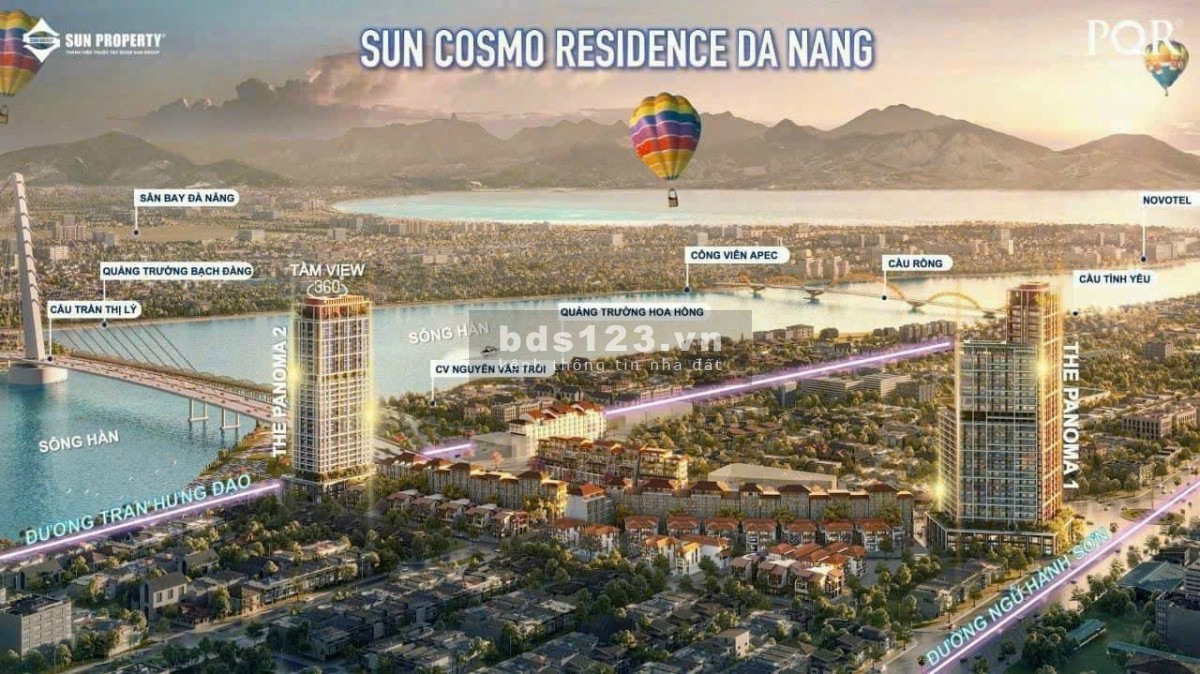 Bán Căn hộ cao cấp Sun Cosmo đẹp nhất TP Đà Nẵng, mặt biển Mỹ Khê, chân cầu sông Hàn