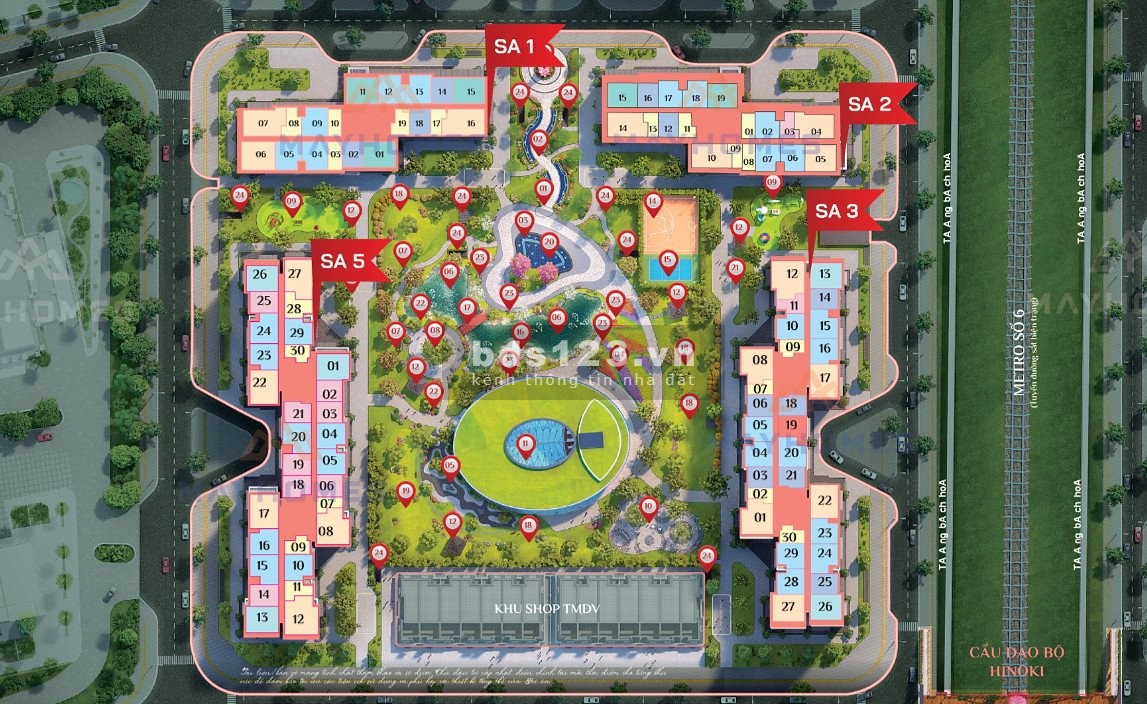 Mở bán đợt 1 toà SA1 - toà cuối cùng có giá tốt nhất tại dự án Vinhomes Smart City.