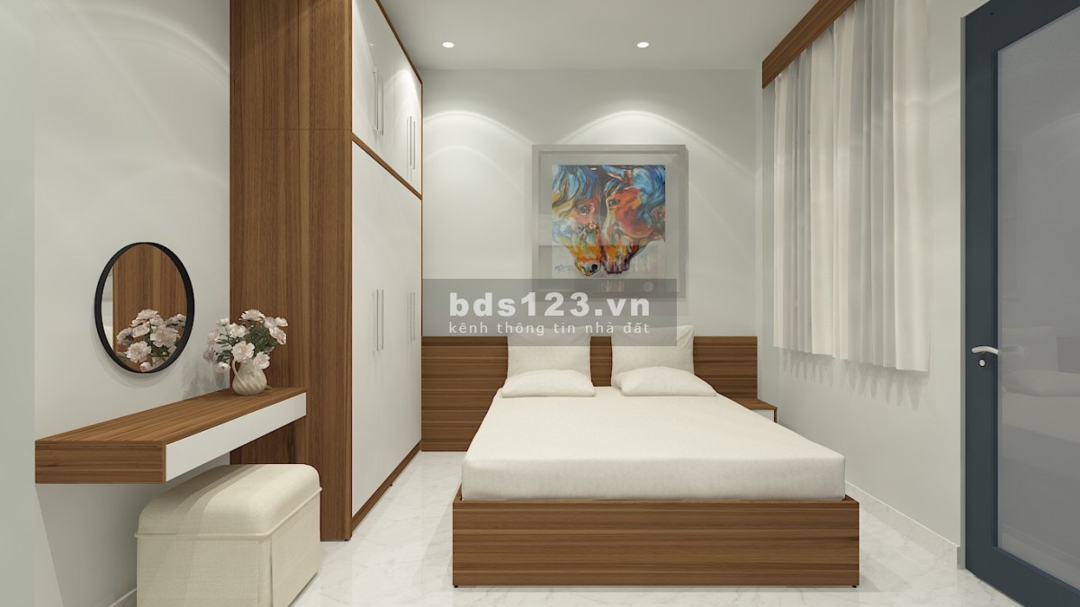 Cho thuê nhà có nội thất 2pn 3wc, gần tu viện Khánh An Quận 12