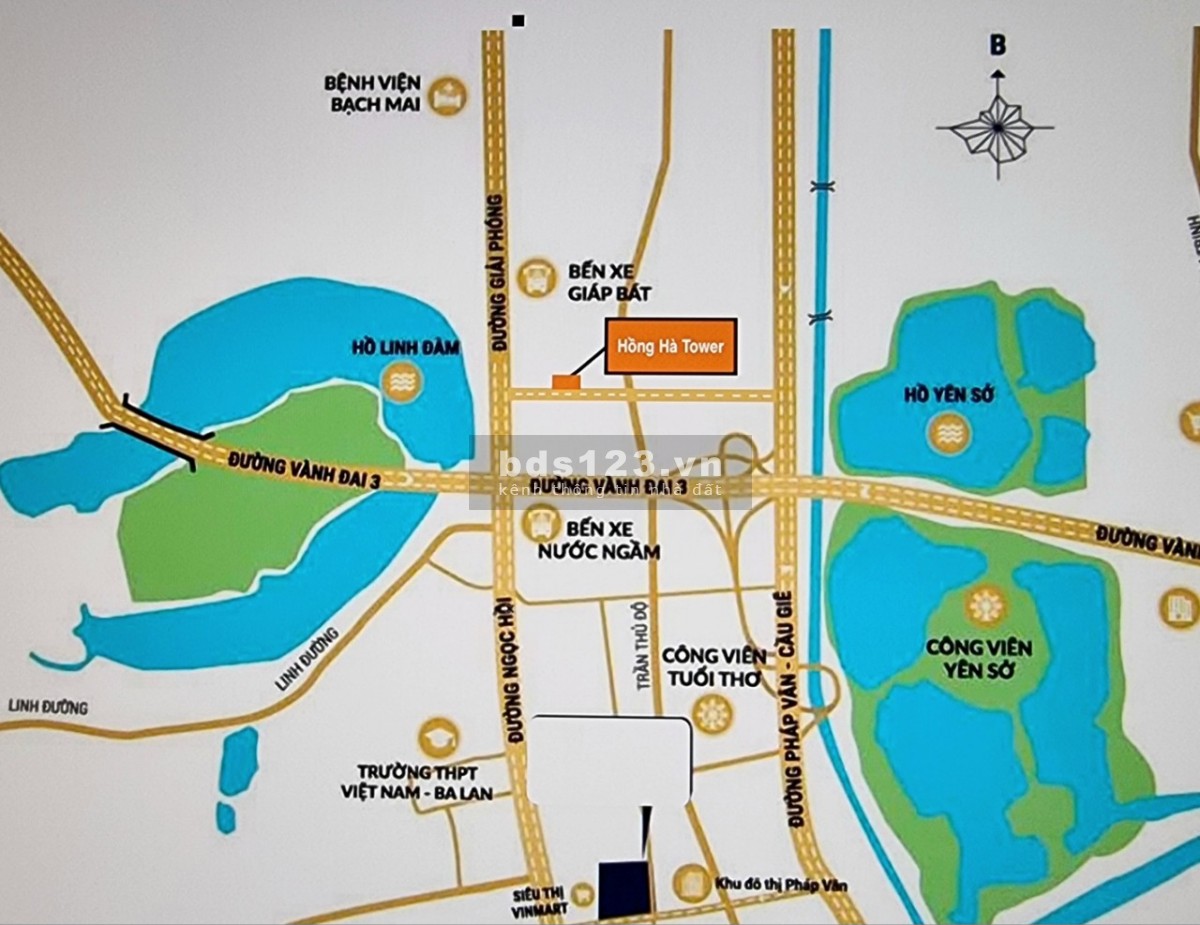 Cho Thuê Văn Phòng Tầng 5 Tòa nhà Hồng Hà Tower - Thịnh Liệt