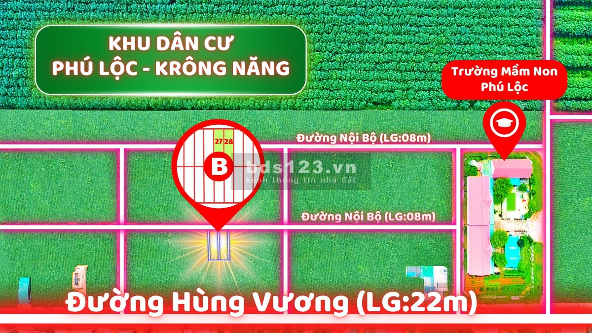 Bán cặp đất ngay UBND giá 6xx triệu/lô (x tiểu học)