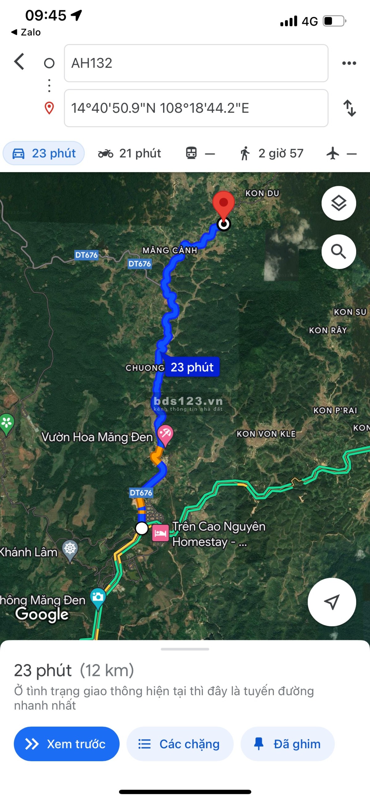 Chính chủ cần bán đất Măng Đen - Kon Tum
