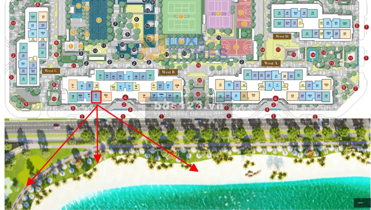 Bán gấp 1n+1 52m view hồ cát trắng siêu đỉnh Masteri - Vinhomes Tây Mỗ giá 3,2 tỷ