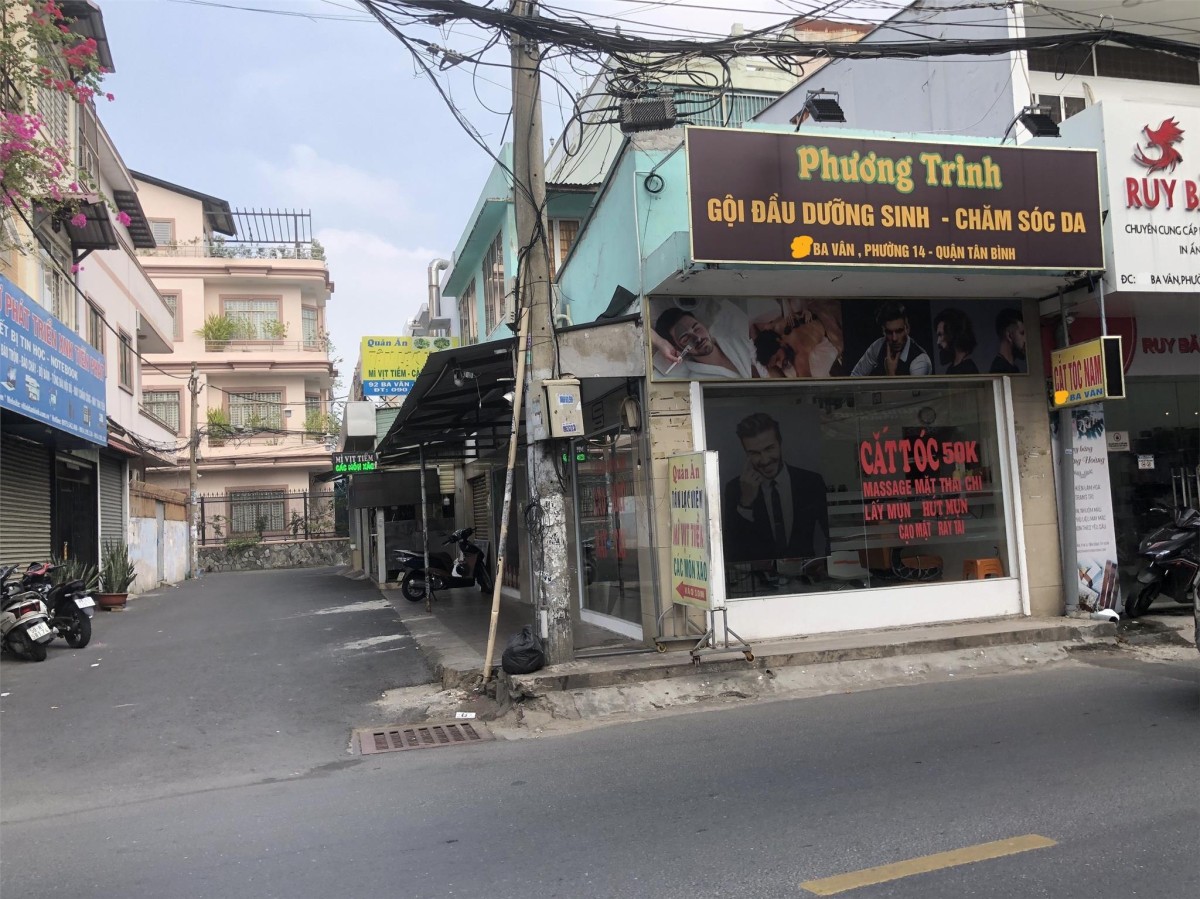 ***Bán nhà mặt tiền Tân Bình, góc 2MT Ba Vân, phường 14, Tân Bình, 4*13