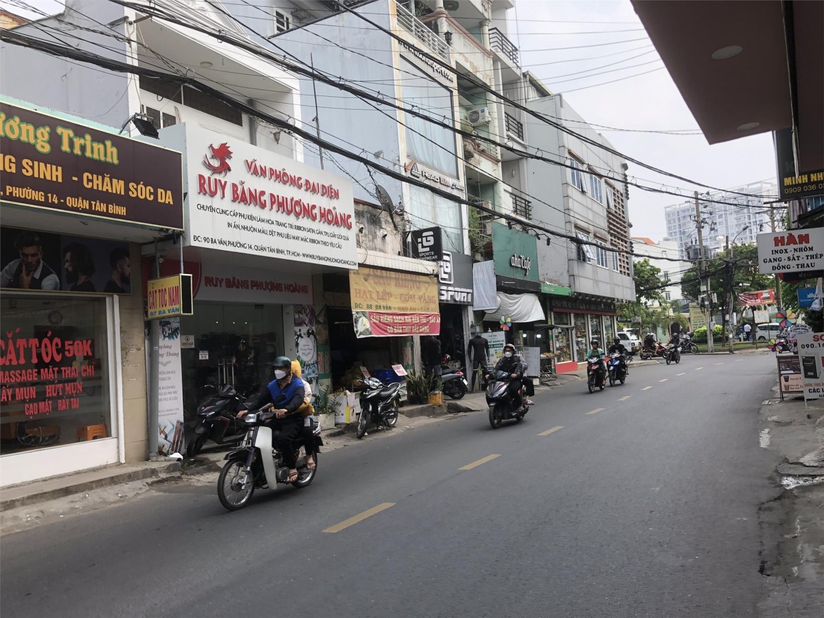 ***Bán nhà mặt tiền Tân Bình, góc 2MT Ba Vân, phường 14, Tân Bình, 4*13