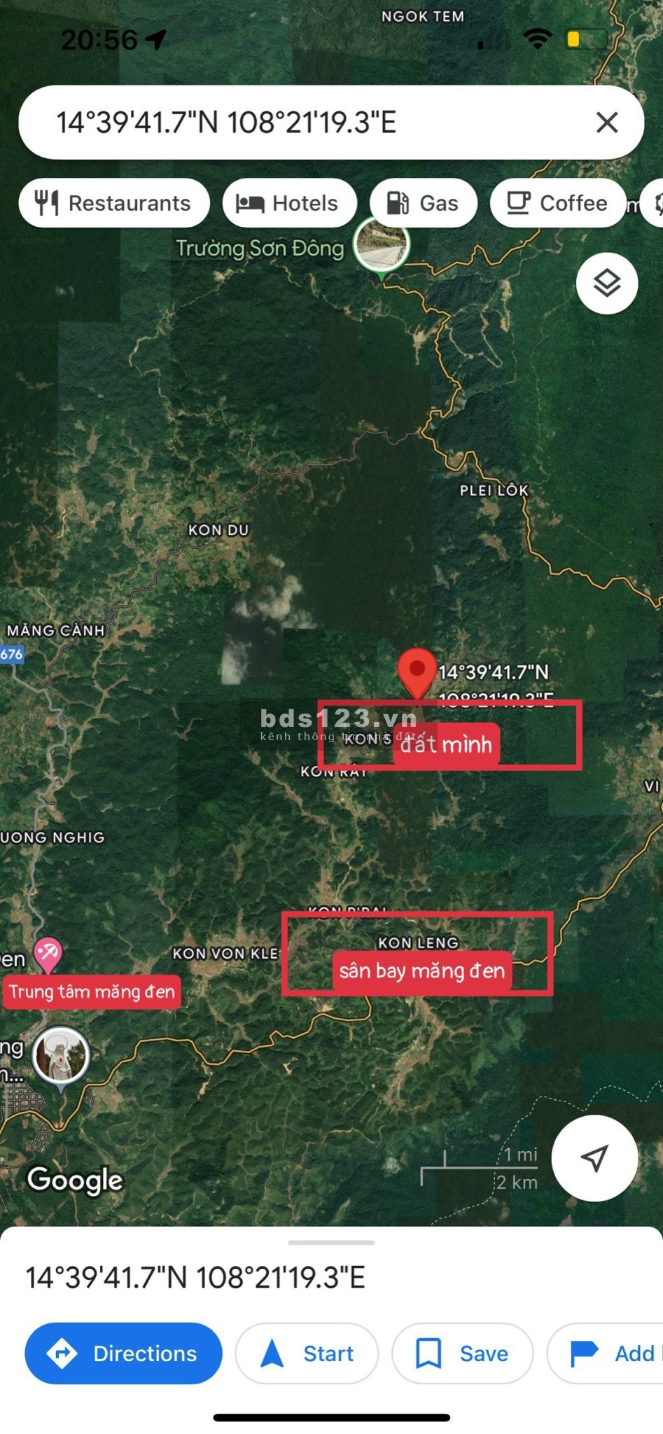 Đất thổ cư Măng Đen, Kontum, giá chỉ 1ty 5000m2