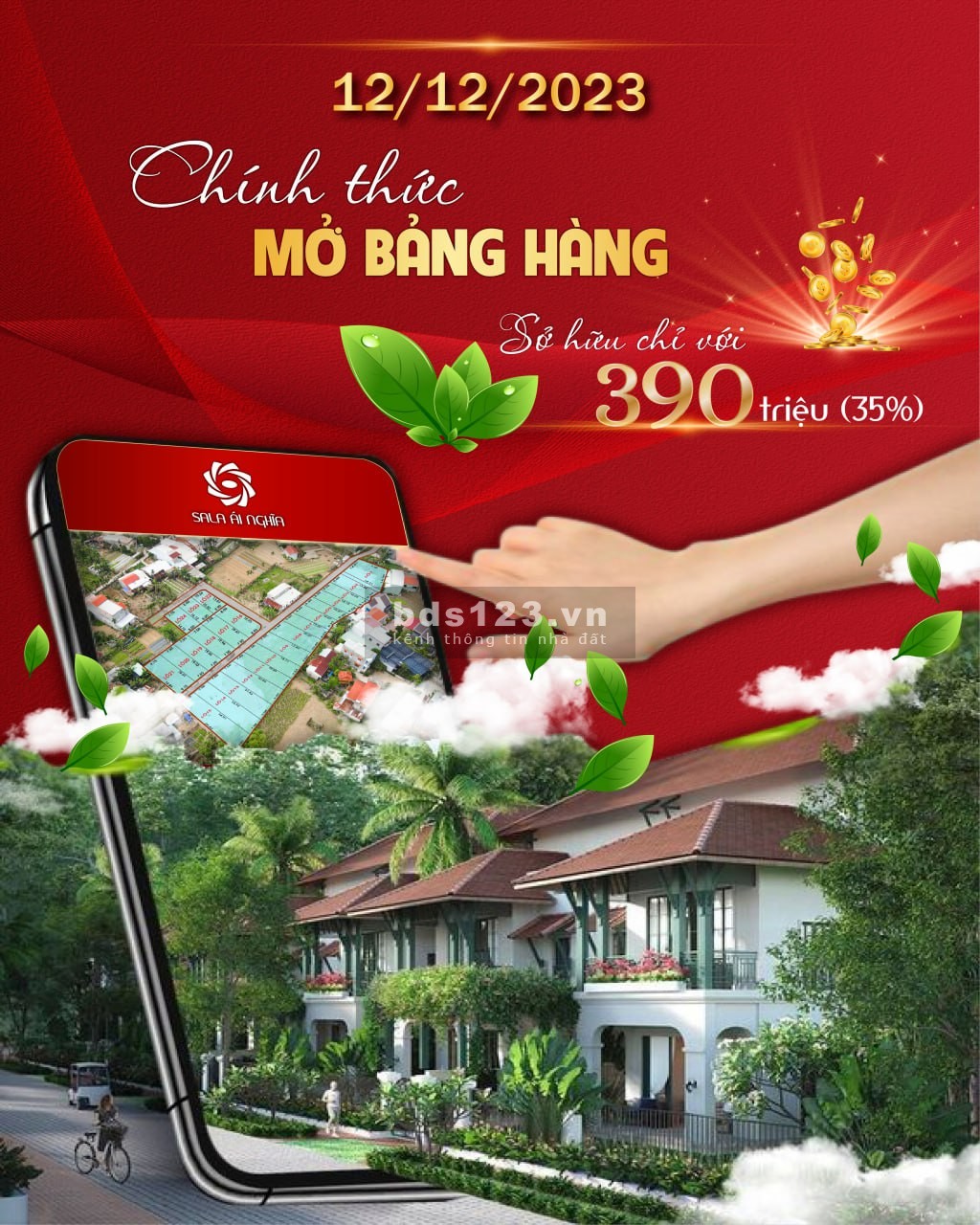 Chủ cũ cần tiền nên bán lỗ, giá theo thị trường, ngay trung tâm thị trấn Ái Nghĩa