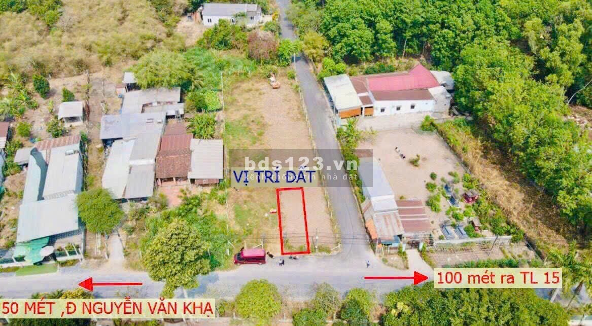Bán cắt lỗ 500trieu lô đất MT đường Cây Trắc ngang6x17 nối dài TL15