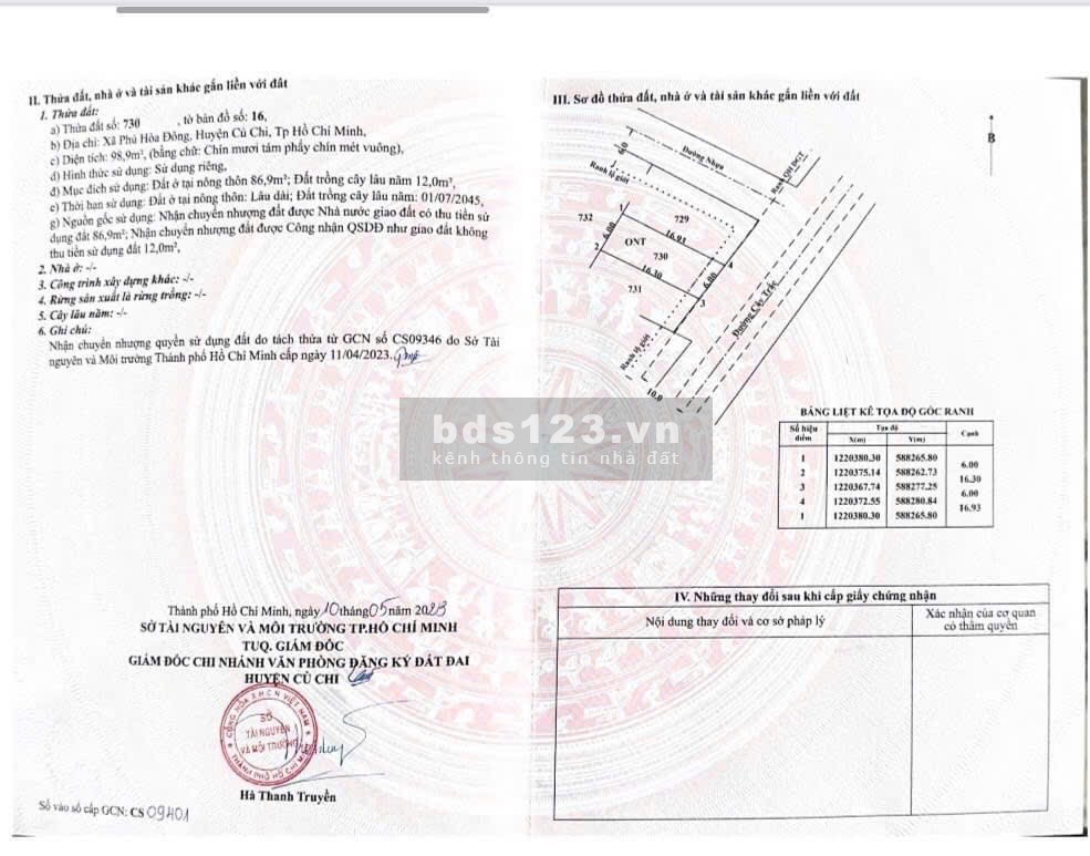 Bán cắt lỗ 500trieu lô đất MT đường Cây Trắc ngang6x17 nối dài TL15