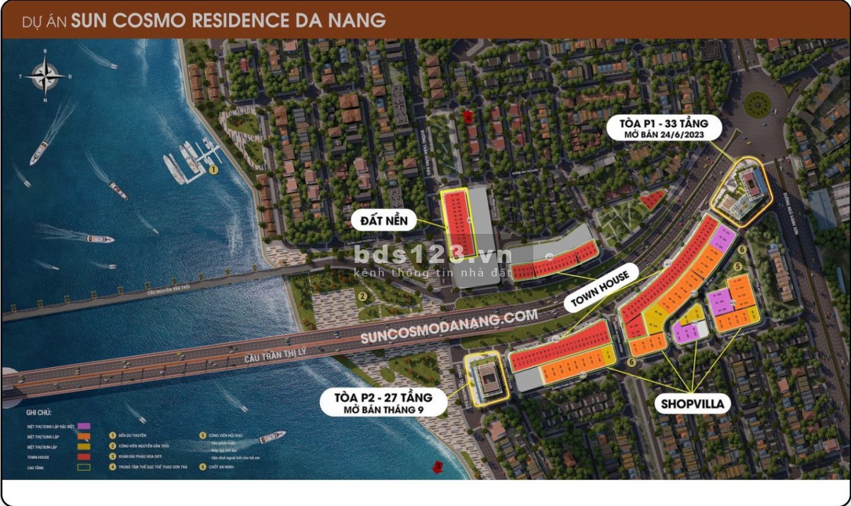 Sở hữu căn hộ cao cấp ven Sông Hàn Đà Nẵng - View biển Mỹ Khê. Chỉ từ 2.3 tỷ/ căn. Đã bao gồm VAT