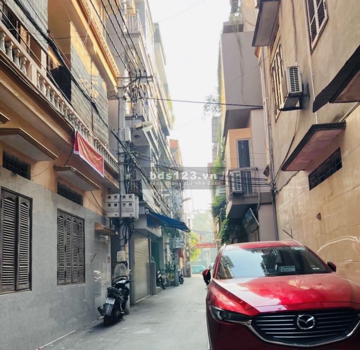 Nhà đẹp Vĩnh Hưng, ôtô đỗ, ngõ thông