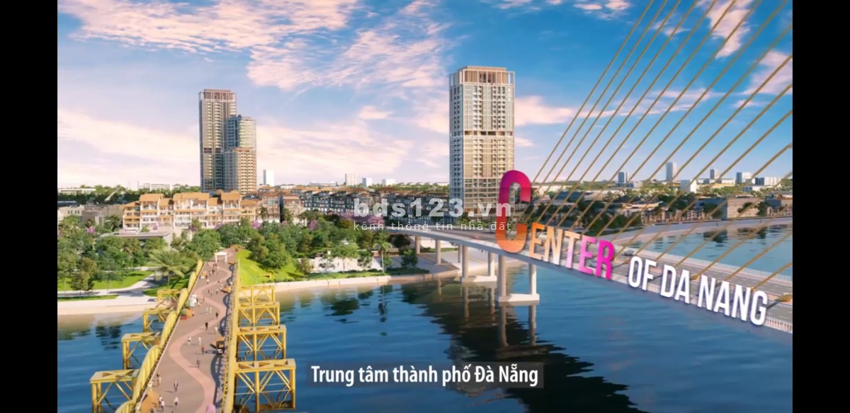 Căn 2PN mặt tiền sông hàn. view biển Mỹ khê. Giá chỉ 2tỷ3, Thanh toán dàn trải 30 tháng chỉ 5%/đợt.