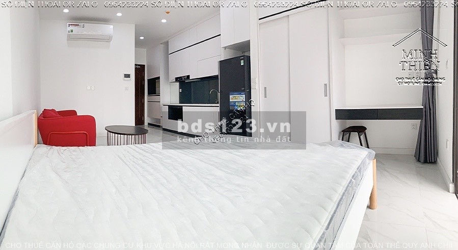 (Chung Cư d’el Dorado Tây Hồ cho Thuê) Căn Studio Full Nội Thất Cao Cấp Giá Cực Nét.