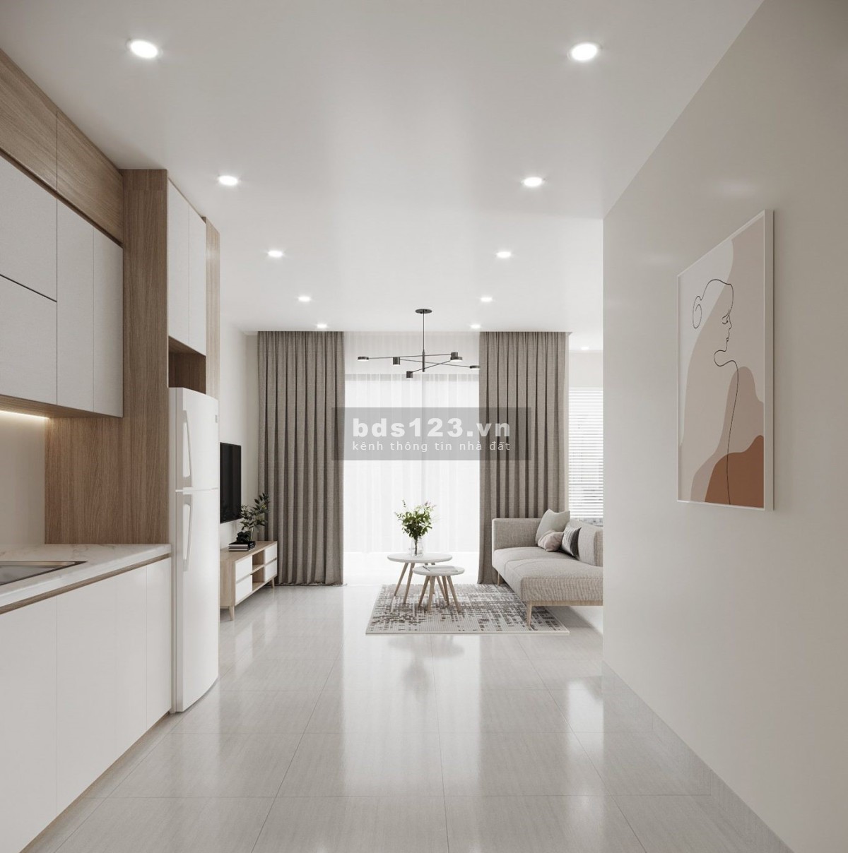 Chủ nhà cần bán căn 2PN+1 68m2 mặt đường Hải Đăng thuận tiện di chuyển tại Vinhomes Ocean Park