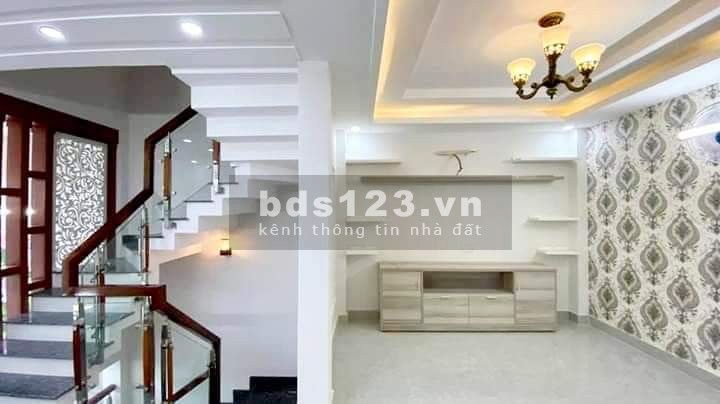 Nhà bán 6.1 tỷ, 55m2, 5 tầng. 5pn 5WC, Nguyễn duy cung, p12, Gò vấp. Nhà mới đẹp hẻm trước nhà 8m