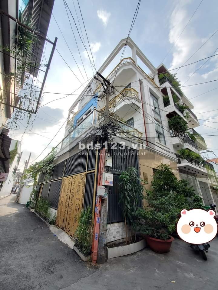 Nhà 2 mặt hẻm xe tải - khu dân cư cao tầng, an ninh yên tĩnh - nhà 4 tầng - chủ ngộp bank bán gấp.