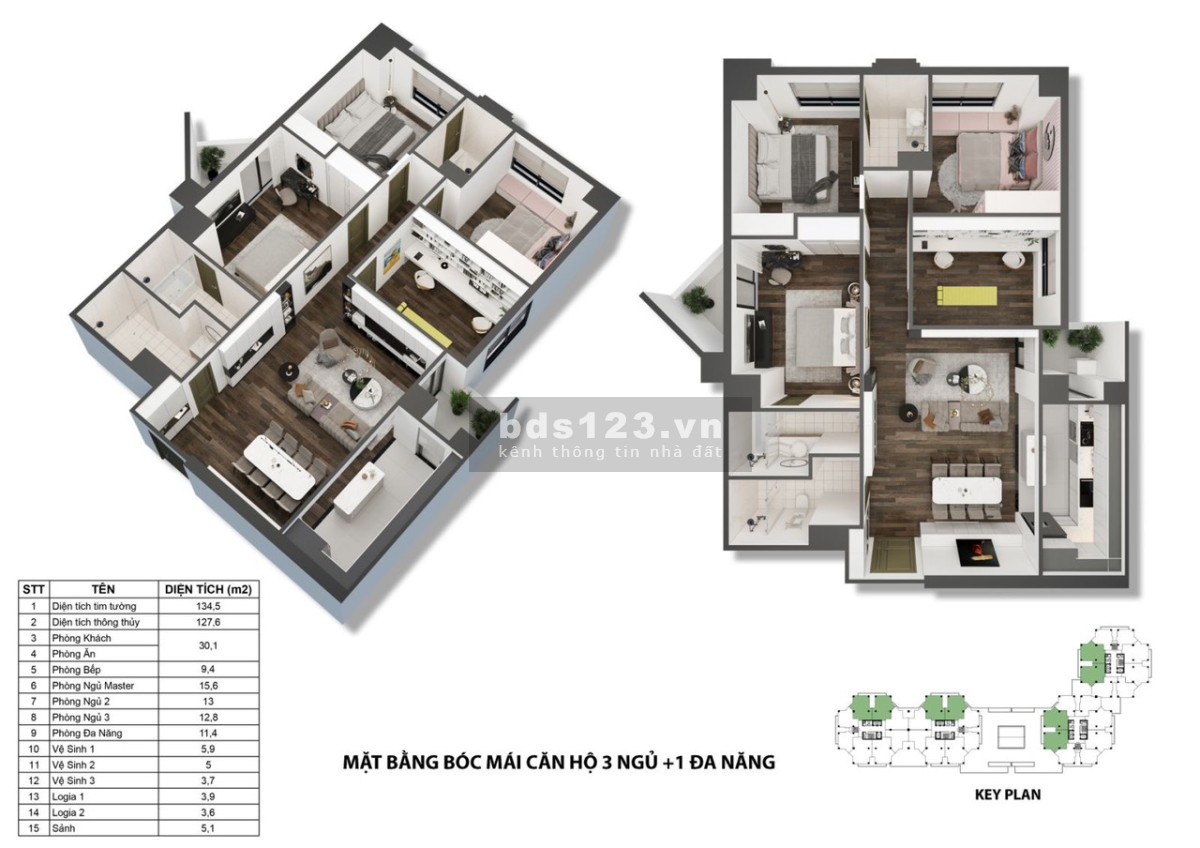 Chỉ 1tỷ5 sở hữu căn hộ 127m2 tại TeccoGarden Có Sổ