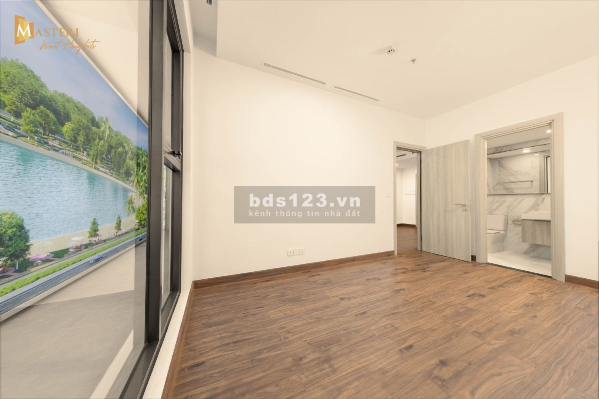 MASTERI căn hộ 3PN2WC View Hồ công viên, miễn phí dv 3 năm. Giảm CÒN 5,9 TỶ, Full nội thất cao cấp.