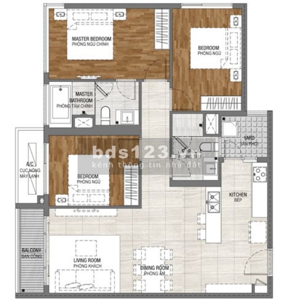Chỉ 2 tỷ nhận ngay căn hộ 3PN view sông Singapore nhà mới 100%_Mua trực tiếp CĐT Singapore