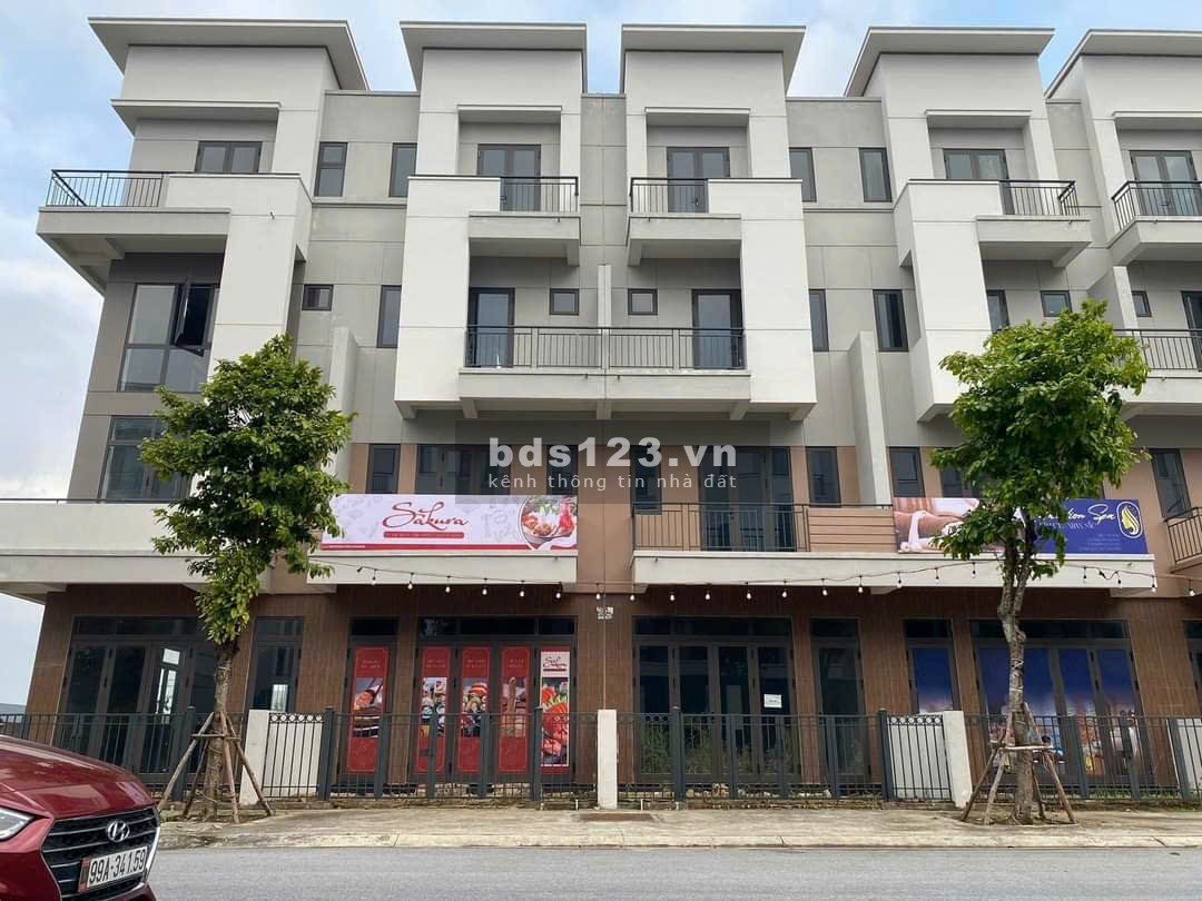 Căn ngoại giao duy nhất dự án, shophouse 75m2, 3 tầng, chân đế chung cư, tiện ích hiện hữu