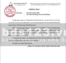 Thời điểm vàng cho cuối tháng 12 này tại Hoàng Huy Commerce