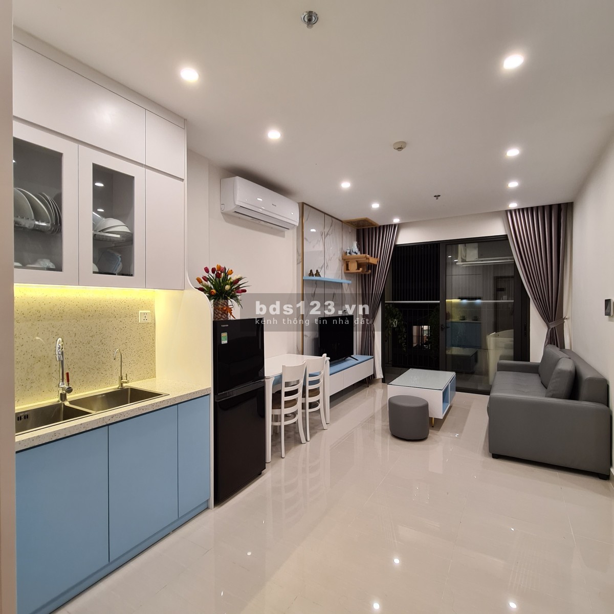 Cho thuê căn hộ 1 ngủ +, nội thất đẹp, Vin Smart City, 0888516777