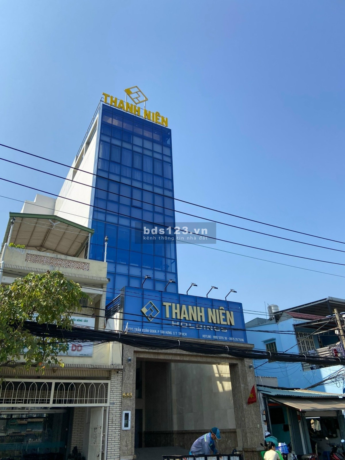 Văn phòng Toà nhà số 633 Trần Xuân - Quận 7. Ưu đãi cuối năm cực khủng luôn ạ.