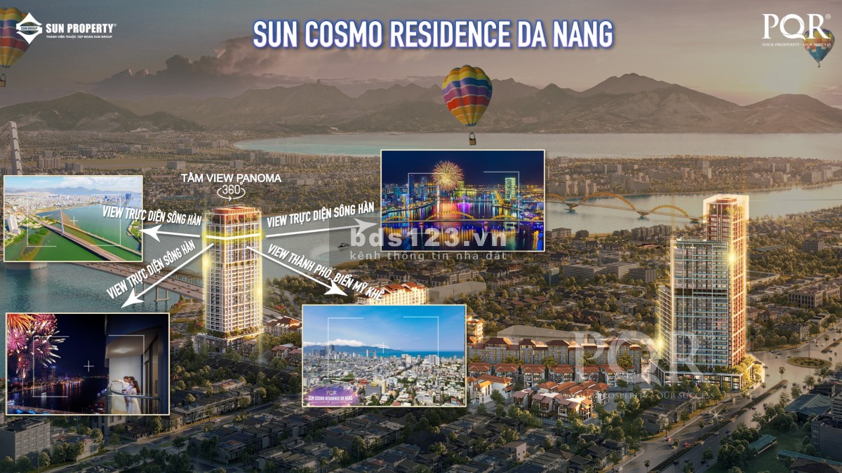 Căn hộ Sun Cosmo Residence Đà Nẵng ngay sông Hàn Đà Nẵng vốn chỉ từ 750 triệu căn 1PN 55m2