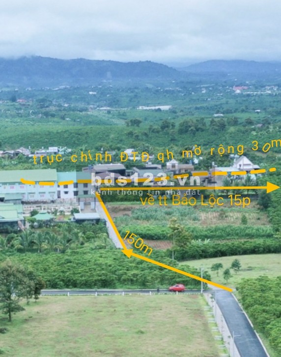 Cắt lỗ 45% - Từ 1,2 TỶ còn 666 TRIỆU Sở hữu nền đất cách TP Bảo Lộc 5km - Chỉ còn 3 nền full thổ cư