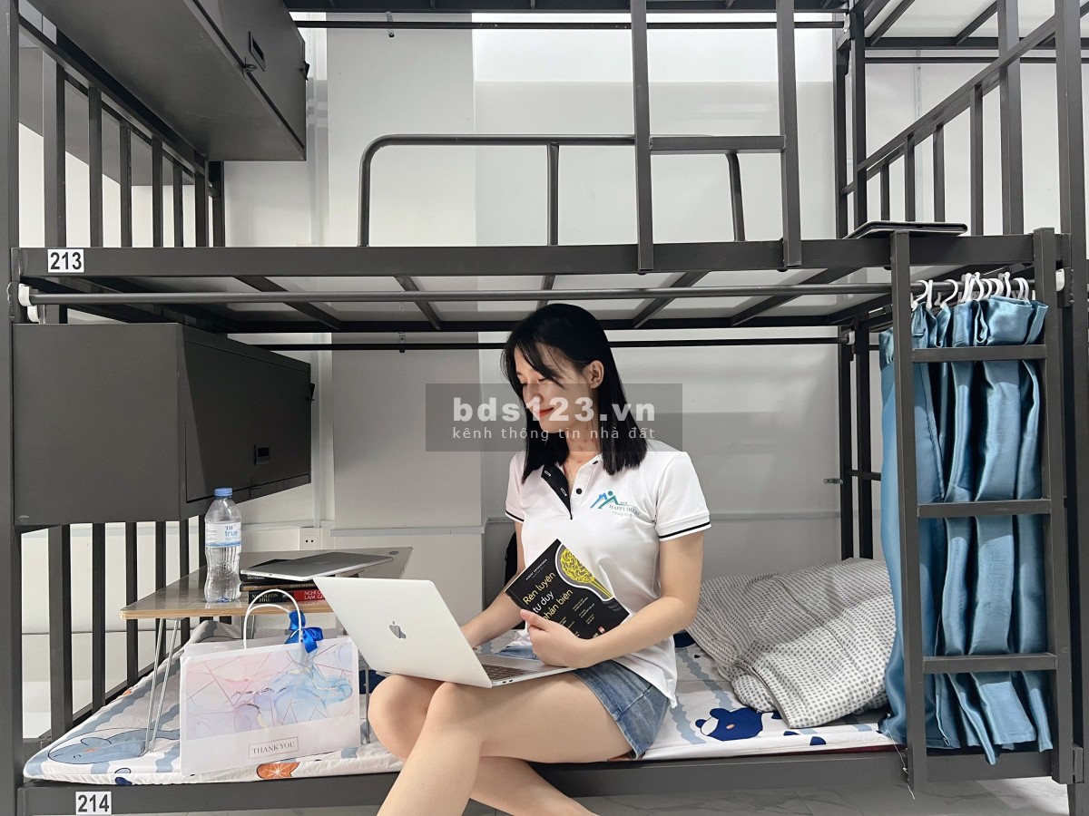 Ở ghép Ký Túc Xá Happy house Sleep box, Giường tầng Quận 5 Giá chỉ 1tr2 đủ tiện nghi - 0903834362