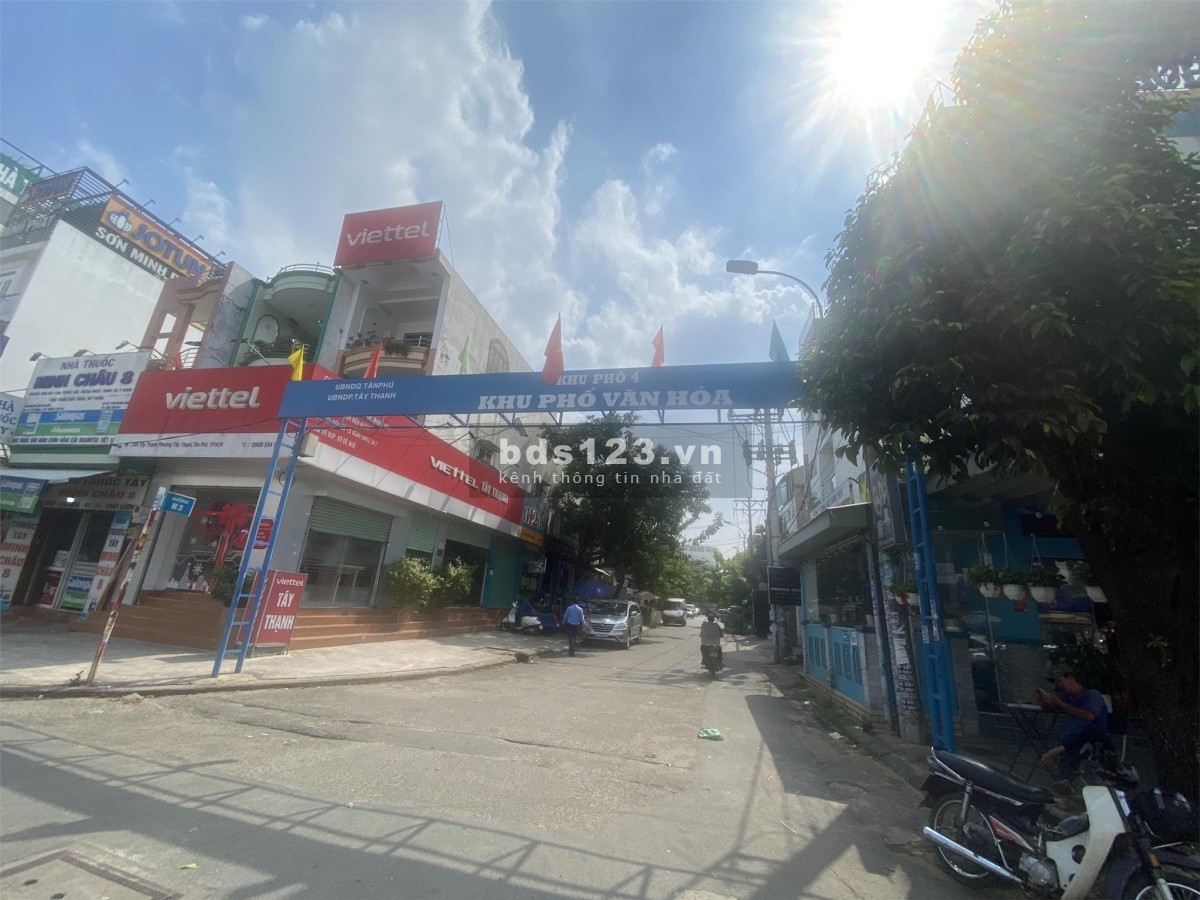***Bán tòa nhà mặt tiền góc B3 Tây Thạnh, Tân Phú, BĐS dòng tiền lớn