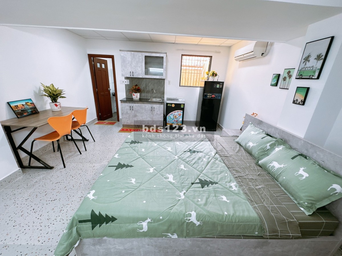 Phòng Studio 30m2, Full Nội Thất Mới, Giờ Giấc Tự Do, Không Chung Chủ