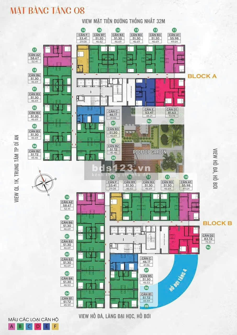 Mở bán căn hộ Bcons Làng Đại Học Thủ Đức- Tháp mặt tiền. Chỉ 1,39 tỷ/ căn ( số lượng có hạn )
