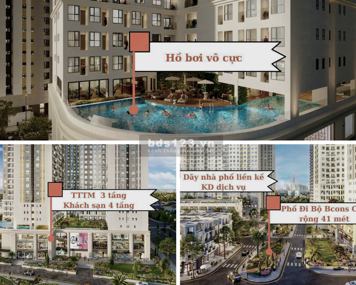 Mua căn hộ Bcons City 2PN ngay Làng Đại Học Thủ Đức. Với vốn chỉ 180 triệu LS 0% 2năm