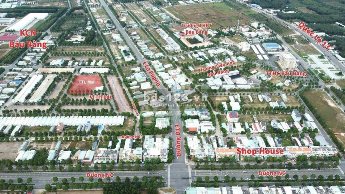 Đất Sổ Sẵn Ngay Trung Tâm Hành chính Bàu Bàng