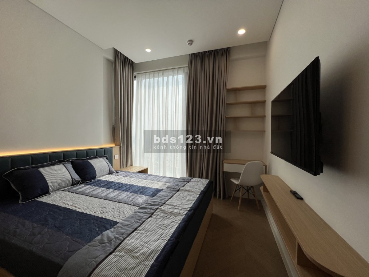 Cho thuê căn hộ Full nội thất 2PN - 75m2 View Hồ bơi Lumiere Riverside, P.Thảo Điền, Q.2 giá 30tr/th