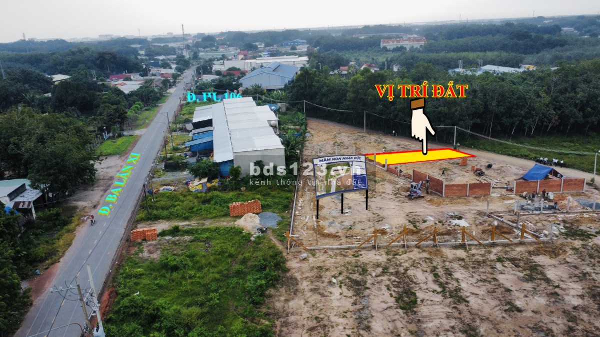Bán đất thổ cư Tân Định - Ngã ba Lan Xi