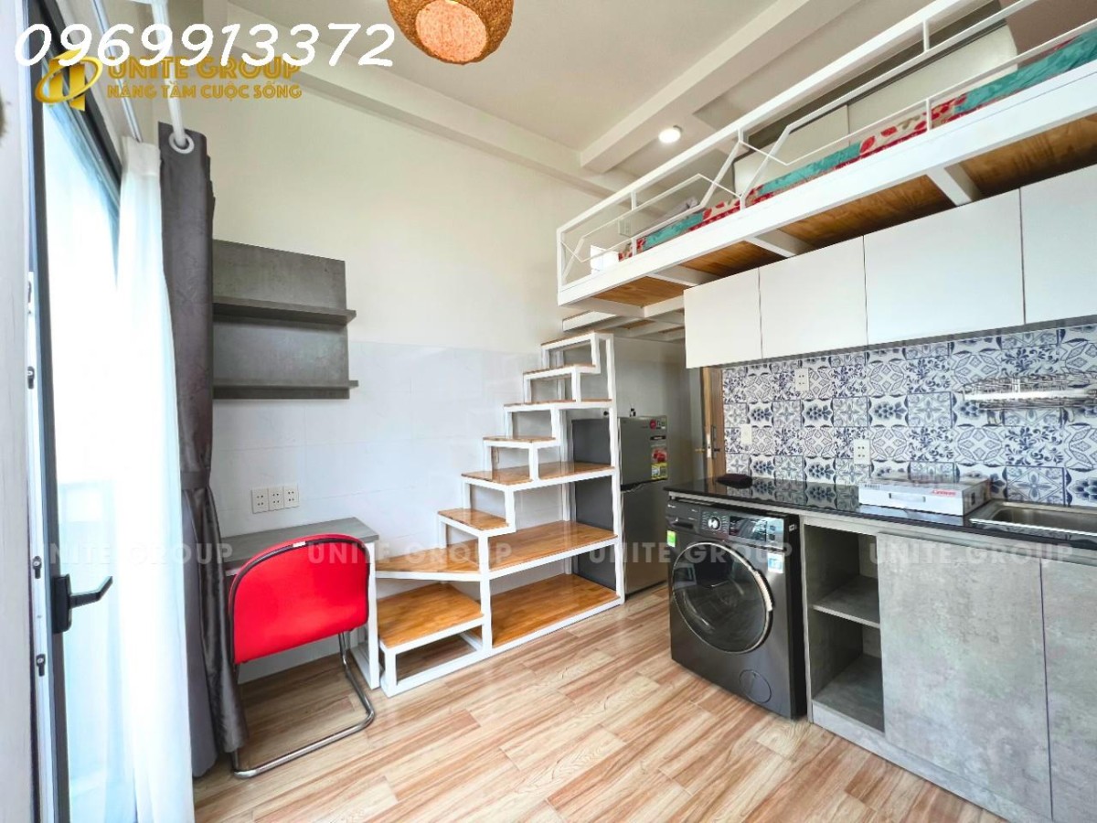 Duplex 35m2 Full nội thất, cửa sổ, bancol máy giặt riêng đường Bùi Đình Tuý Bình Thạnh