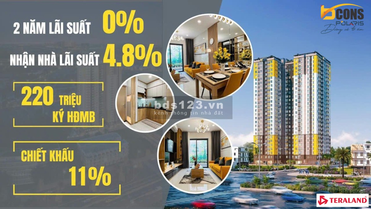 Căn hộ 2PN - 2WC liền kề Phạm Văn Đồng - Ngân hàng hỗ trợ 80% tối đa 30 năm ân hạn lãi gốc 2 năm