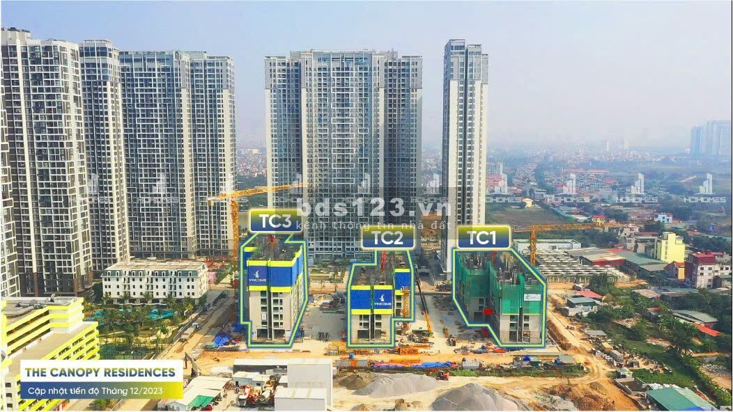 Bom tấn TC3 Canopy mở bán - Chiếc khấu mua sớm 10% - Ký HĐMB chỉ 10%