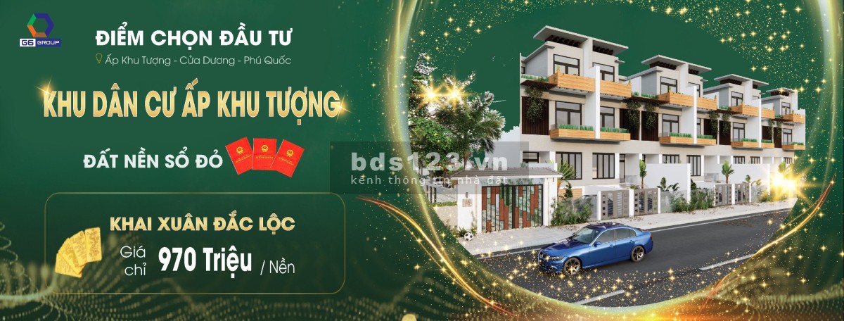 Chính chủ cần bán đất ở Ấp Khu Tượng, Cửa Dương, Phú Quốc Chi phí 9xx/ nềnCó sổ hồng