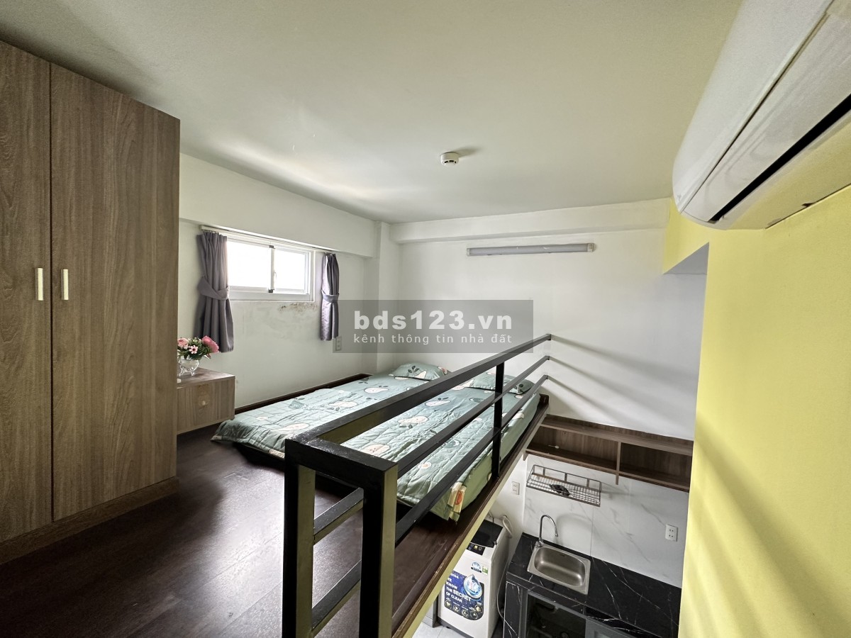 Siêu phẩm căn hộ dịch vụ cho thuê full NT - Gác cao 1m8, đầy đủ tiện nghi. Giá siêu sale cuối năm