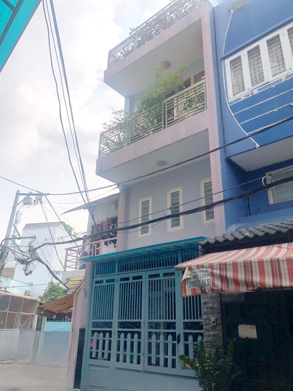 Nhà 4*10m, NH4.5m, lửng, lầu, ST cách hẻm xe hơi 10m, Âu Dương Lân, Phường 3, quận 8