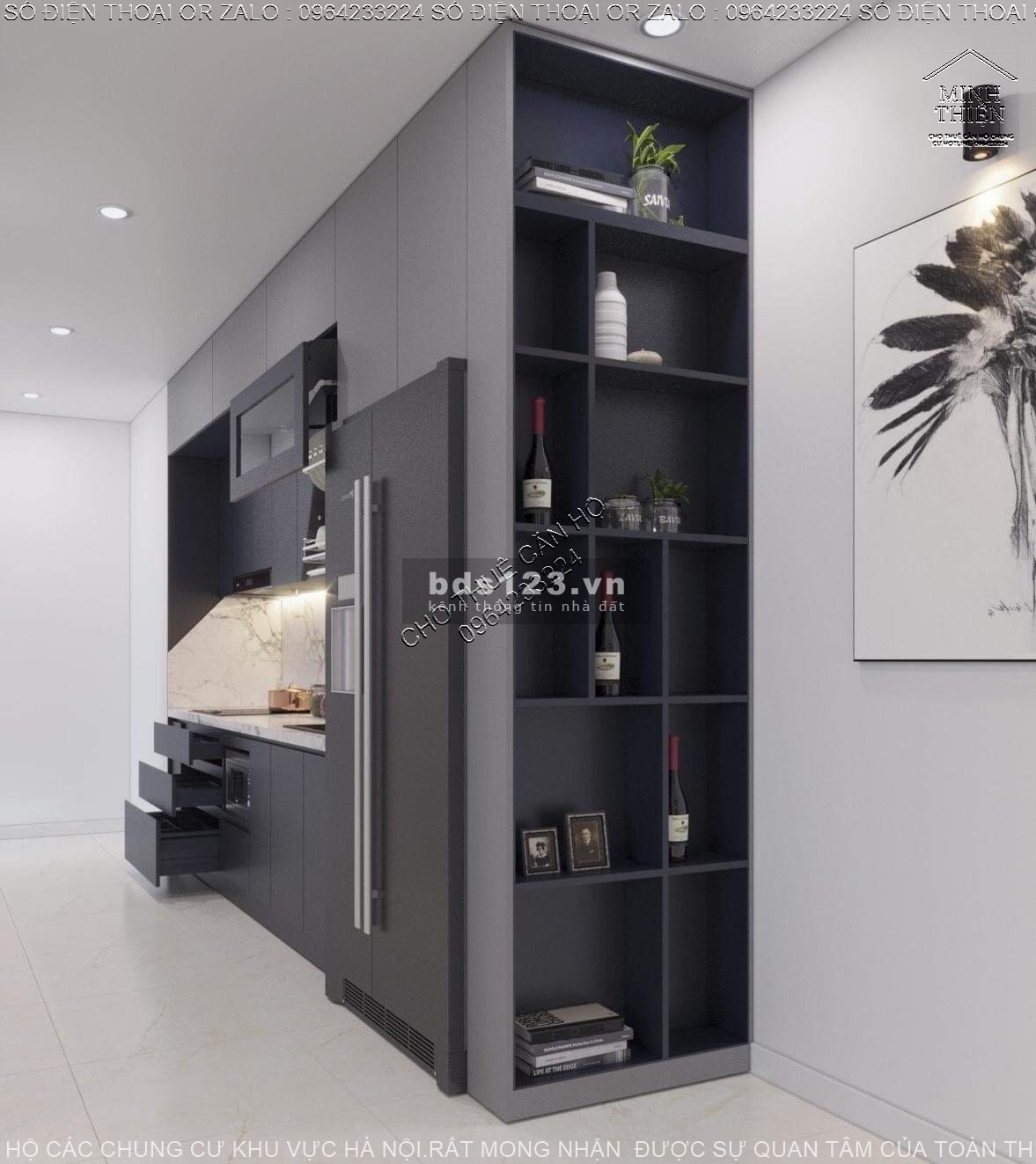 (Chung Cư Vinhomes D’capitale Trần duy hưng) Cho Thuê Căn 2 Ngủ Full Nội Thất giá tốt