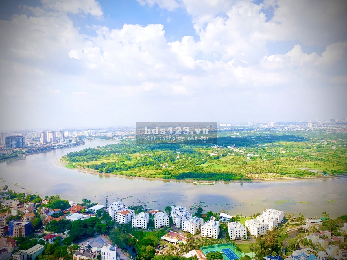 Cho thuê căn hộ 3 phòng ngủ view sông Lumiere Riverside. 0775505038