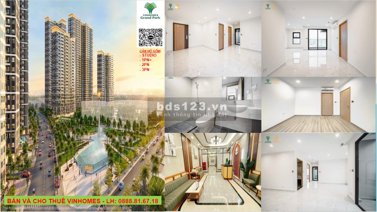 CHO THUÊ CĂN HỘ VINHOMES GRAND PARK QUẬN 9Liên hệ : 0888816718 - 0862227822