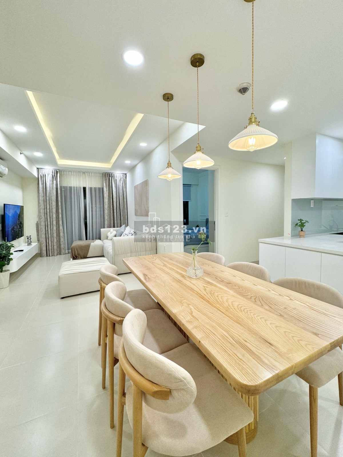 Nhà cực đẹp và sang! Cho thuê Masteri Thảo Điền 3pn full NT 103M2 37 triệu BP